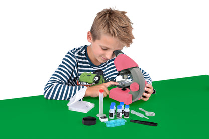 Microscope Bresser Junior 40x-640x Red (8851300E8G)