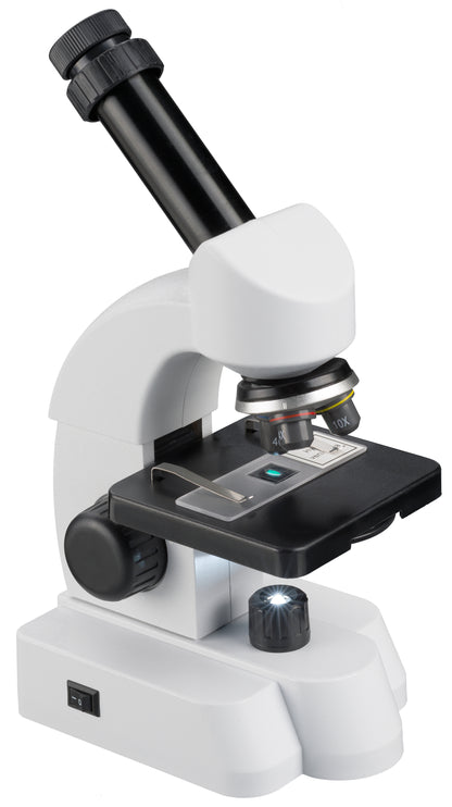 Microscope Bresser Junior 40x-640x with follow-up kit and smartphone adapter (8856000)