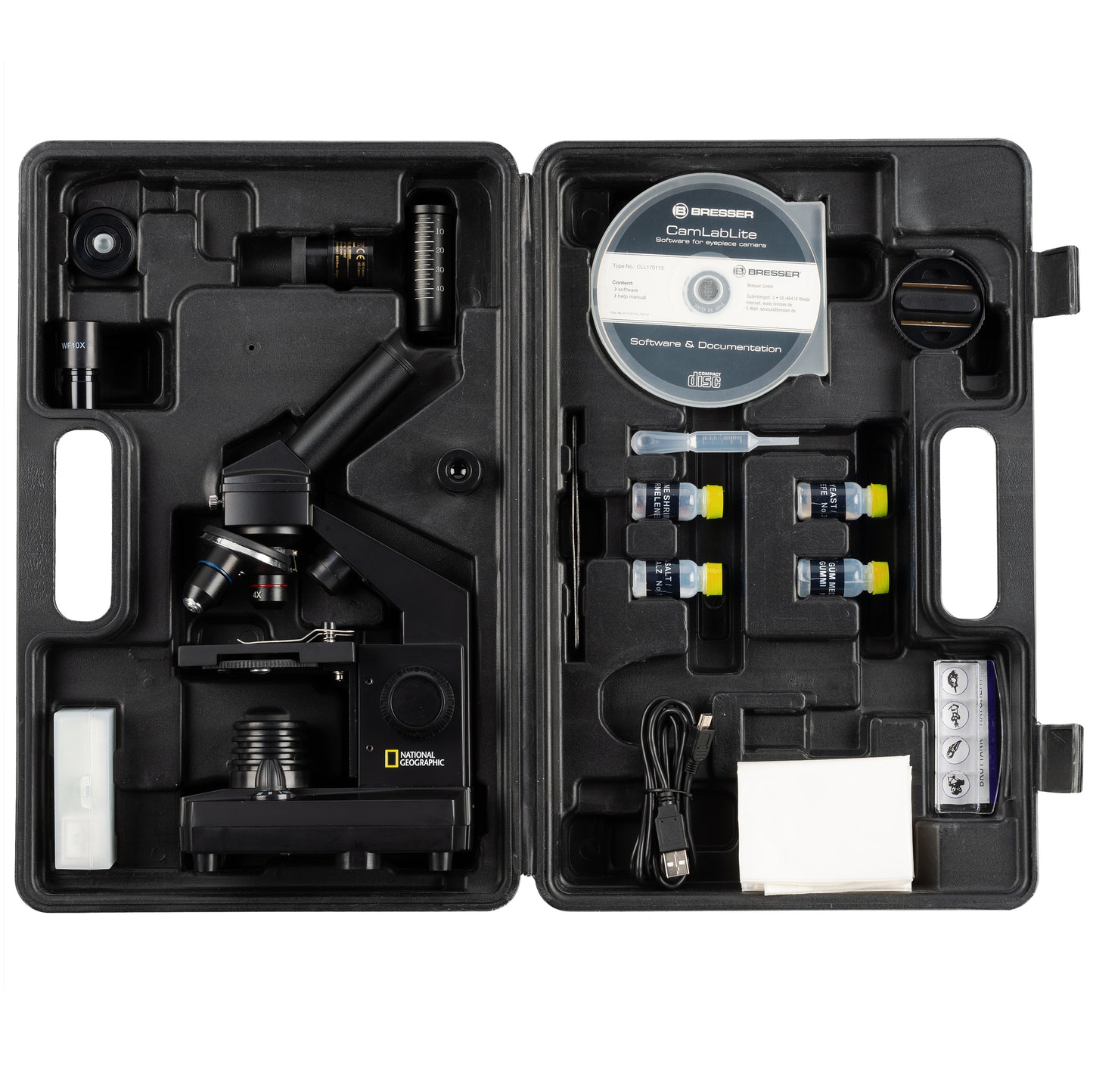 Microscope National Geographic 40x-1024x USB Camera with case (9039100)