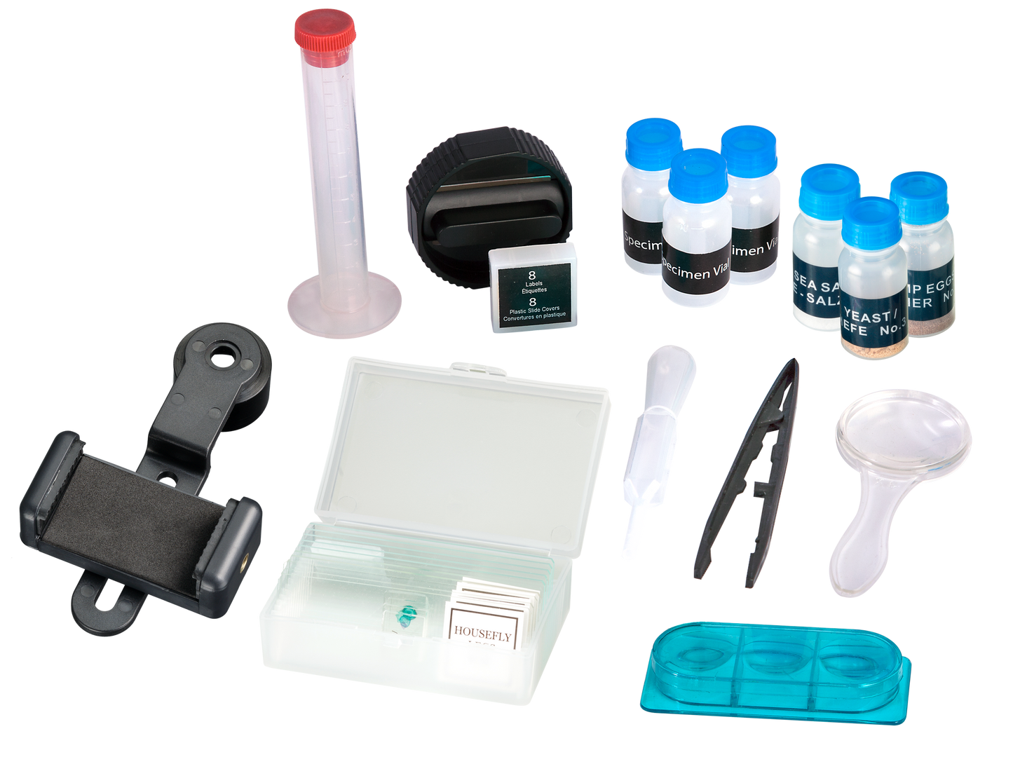 National Geographic microscope 40x-640x with adapter for smartphone (9119501)