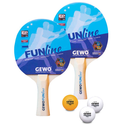 Table tennis set Gewo Double-Fun 2 Bats 3 Balls (96960000)