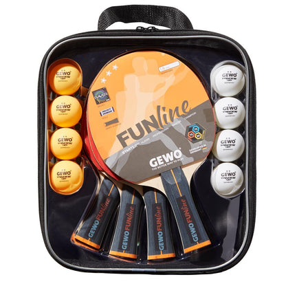 Table tennis set Gewo Family &amp; Friends 4 Bats 8 Balls (97010000)