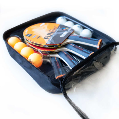 Table tennis set Gewo Family &amp; Friends 4 Bats 8 Balls (97010000)