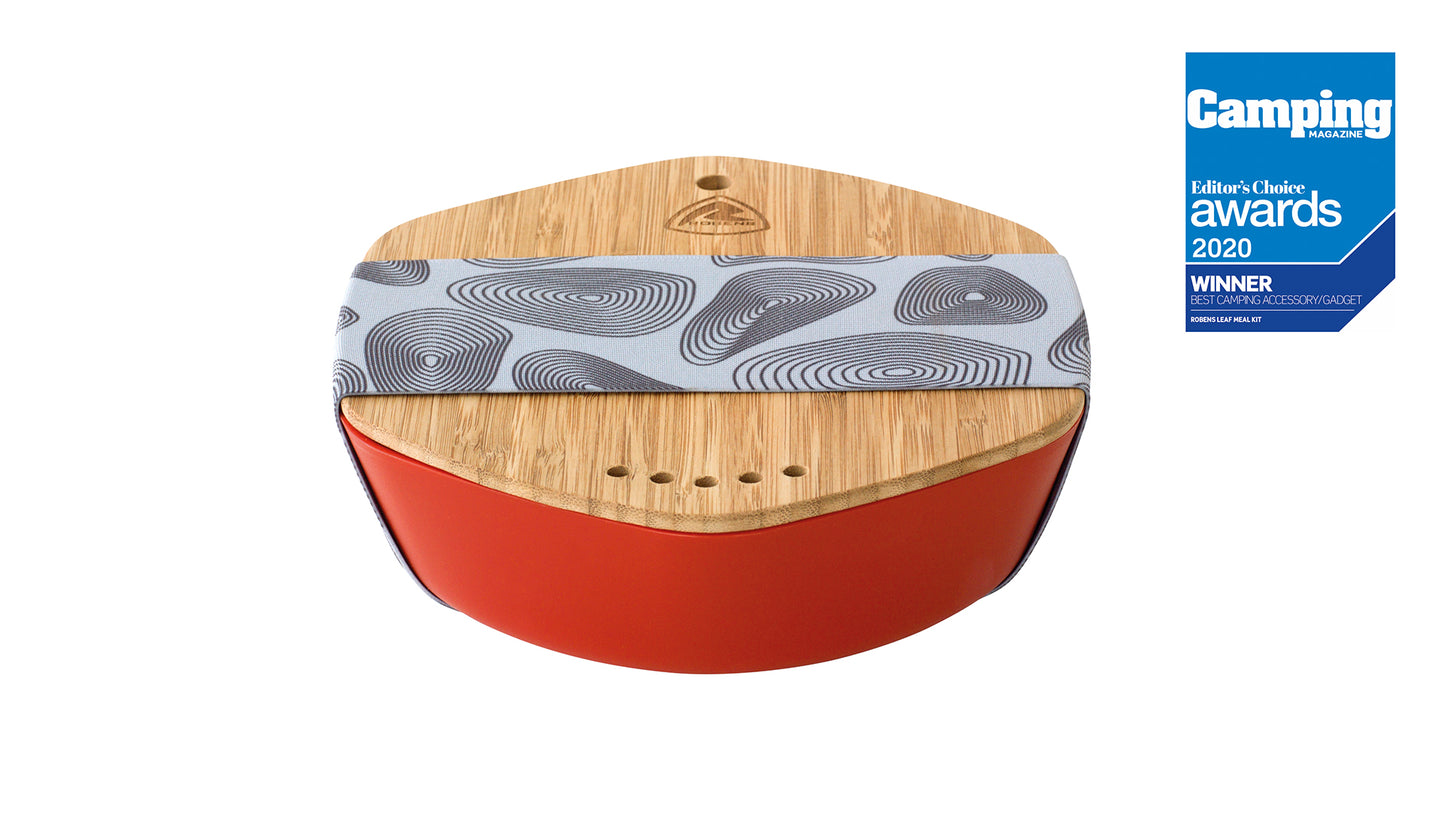 Travel tableware set Robens Leaf Meal Kit Fire Red (690276)