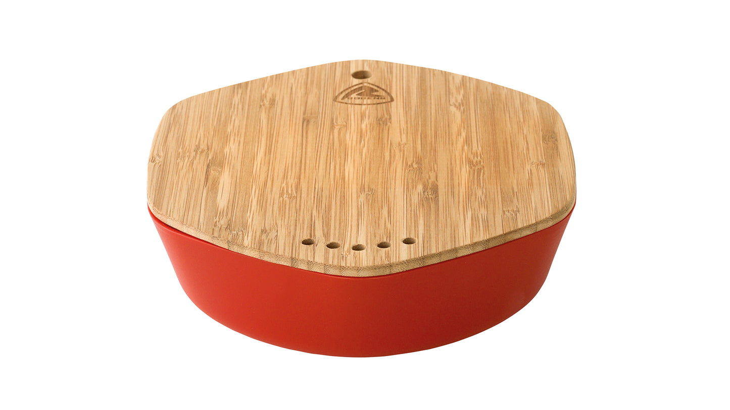 Travel tableware set Robens Leaf Meal Kit Fire Red (690276)