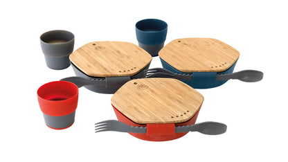 Travel tableware set Robens Leaf Meal Kit Fire Red (690276)