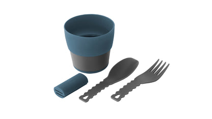 Travel tableware set Robens Leaf Meal Kit Ocean Blue (690277)