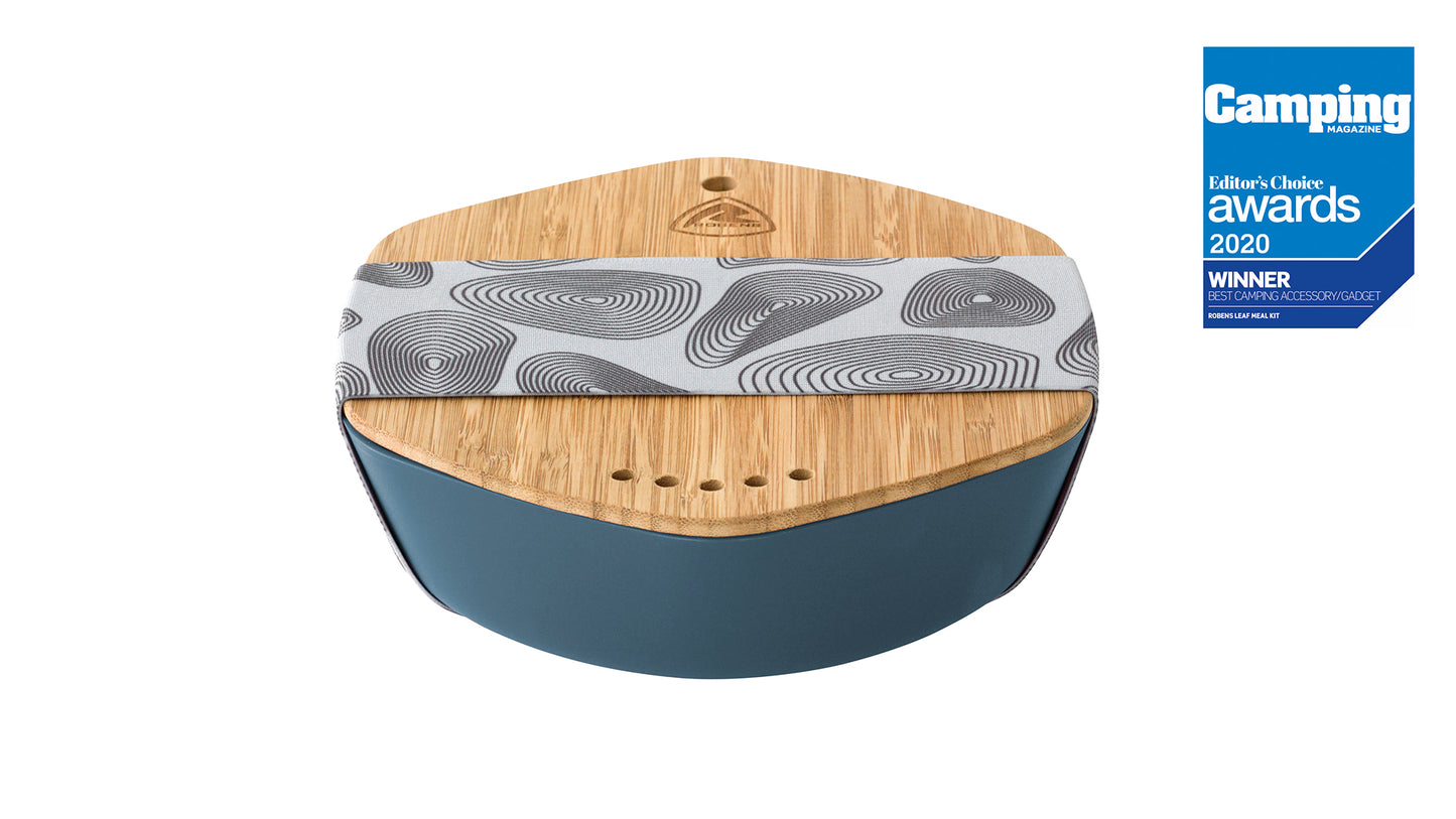 Travel tableware set Robens Leaf Meal Kit Ocean Blue (690277)