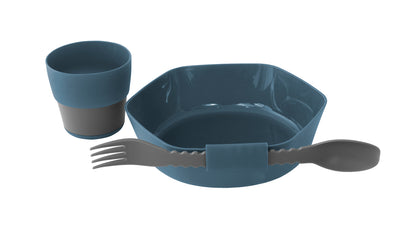 Travel tableware set Robens Leaf Meal Kit Ocean Blue (690277)