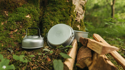 Travel cookware set Easy Camp Adventure Cook Set L Silver (580039)