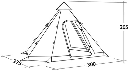 Tennis tarpaulin Easy Camp Bolide 400 Rustic Green (120405)