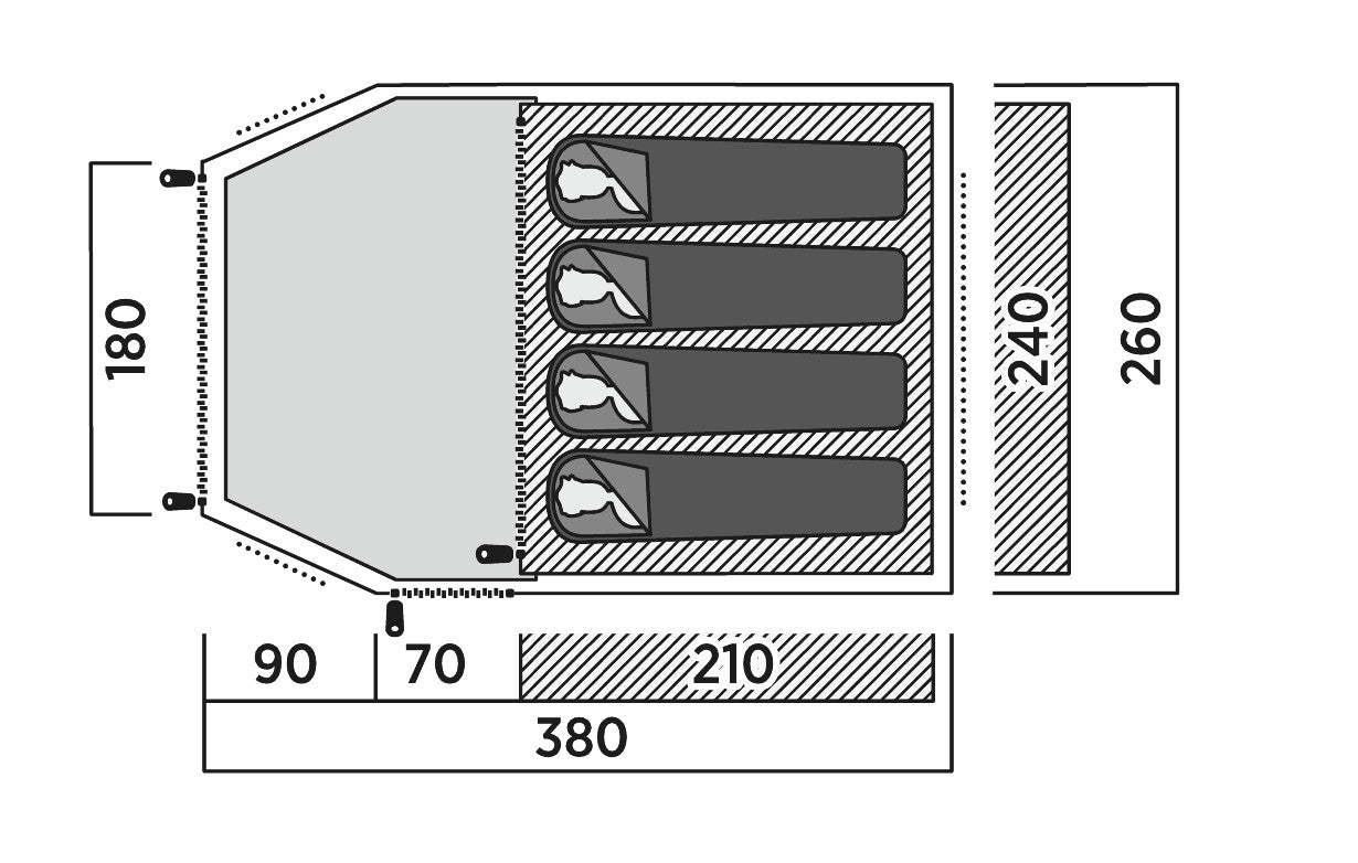Mantle of the same name Easy Camp Lomsdal 4 (120480)
