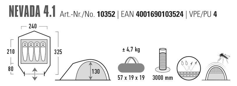 Mantour High Peak Nevada 4.1 Deep Forest (10352)