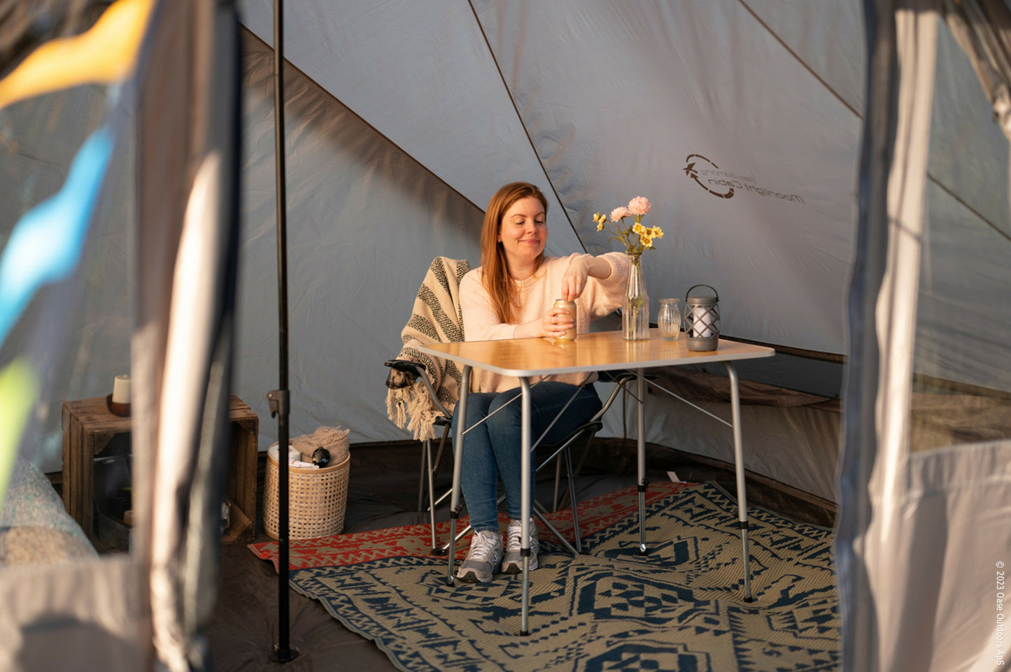 Ten-month tent Easy Camp Moonlight Cabin Gray (120444)
