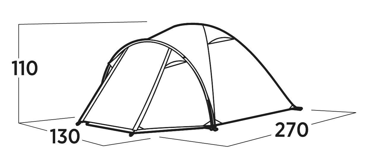 Double mantle Easy Camp Setesdal 2 (120476)