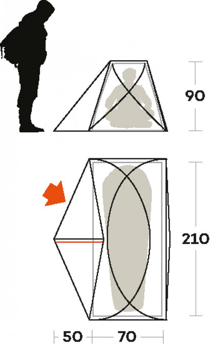 Намет Ferrino Solo FR Orange (99057LAAFR)