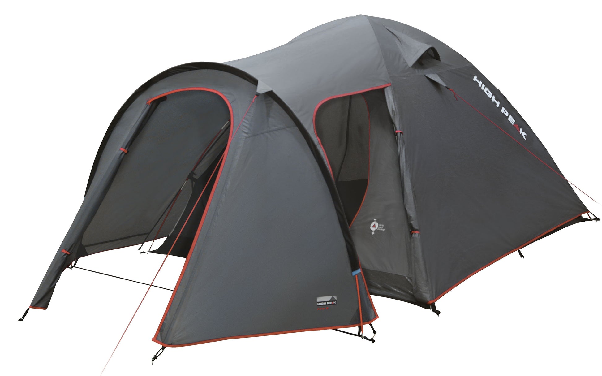 Намет High Peak Kira 5 Dark Grey/Red (10218)