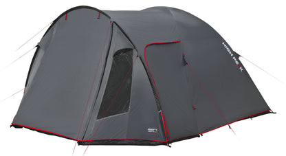 Mantle High Peak Tessin 4 Dark Grey/Red (10222)