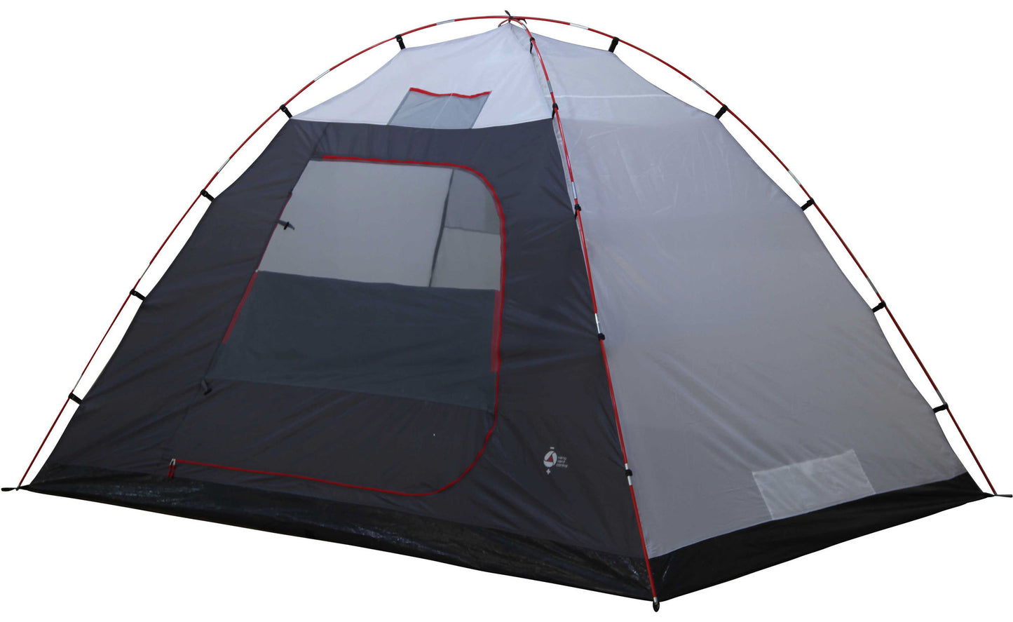 Mantle High Peak Tessin 4 Dark Grey/Red (10222)