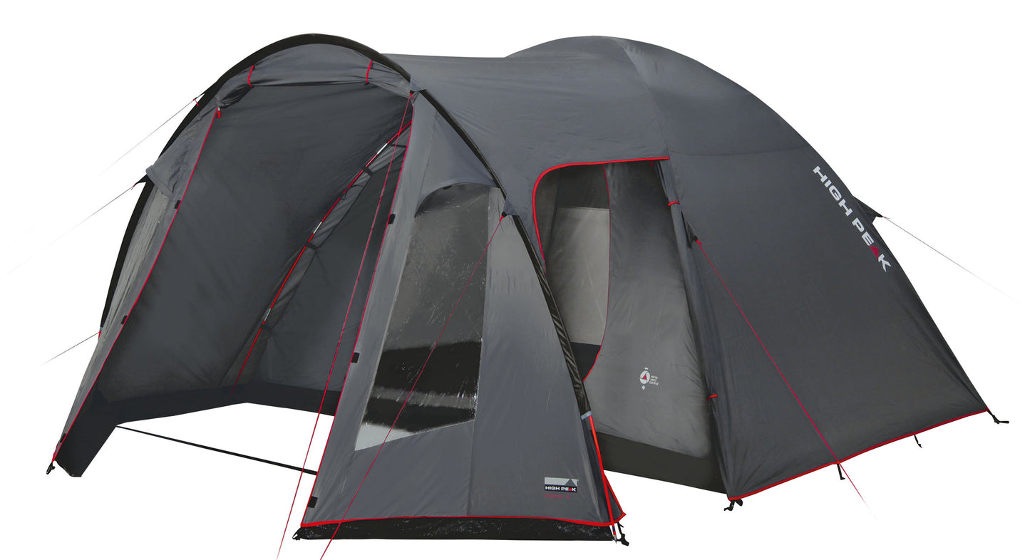 Намет High Peak Tessin 4 Dark Grey/Red (10222)