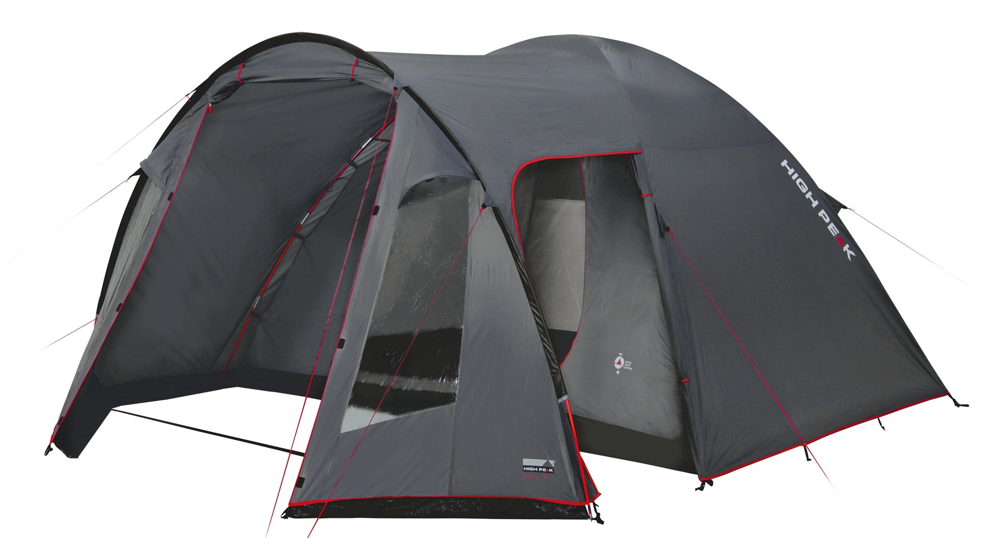 Намет High Peak Tessin 4 Dark Grey/Red (10222)