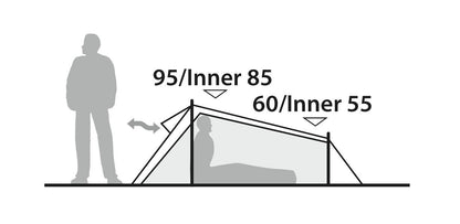 One-piece mantle Robens Cress 1 Pro (130397)