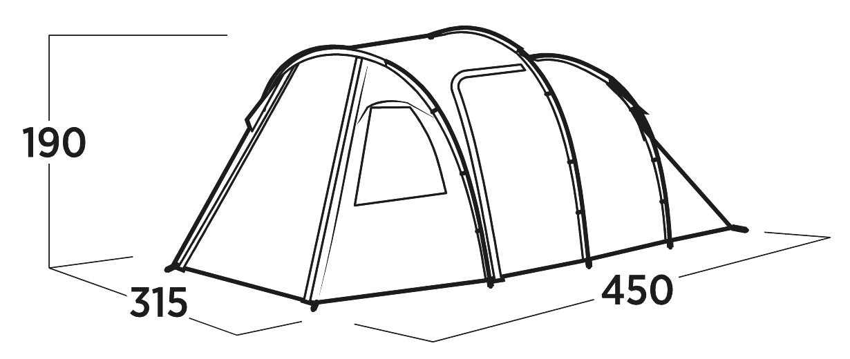 Five-year tent Easy Camp Hidra 5 (120491)