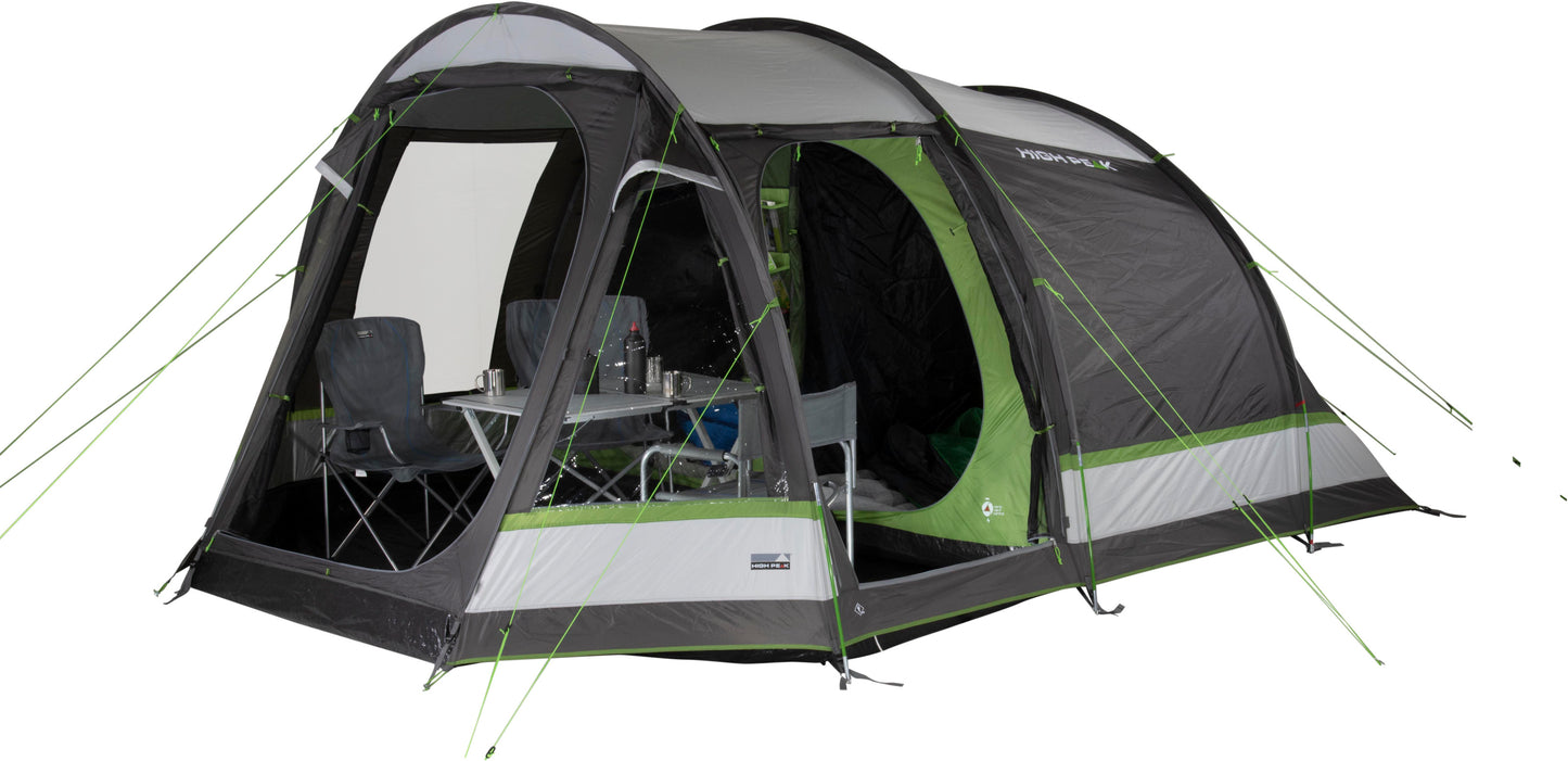 Quintuple tent High Peak Meran 5.0 Light Grey/Dark Grey/Green (11808)