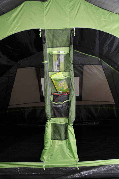 Quintuple tent High Peak Meran 5.0 Light Grey/Dark Grey/Green (11808)