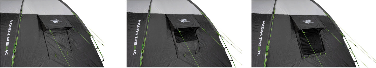 Quintuple mantle High Peak Santiago 5.0 Light Grey/Dark Grey/Green (11802)