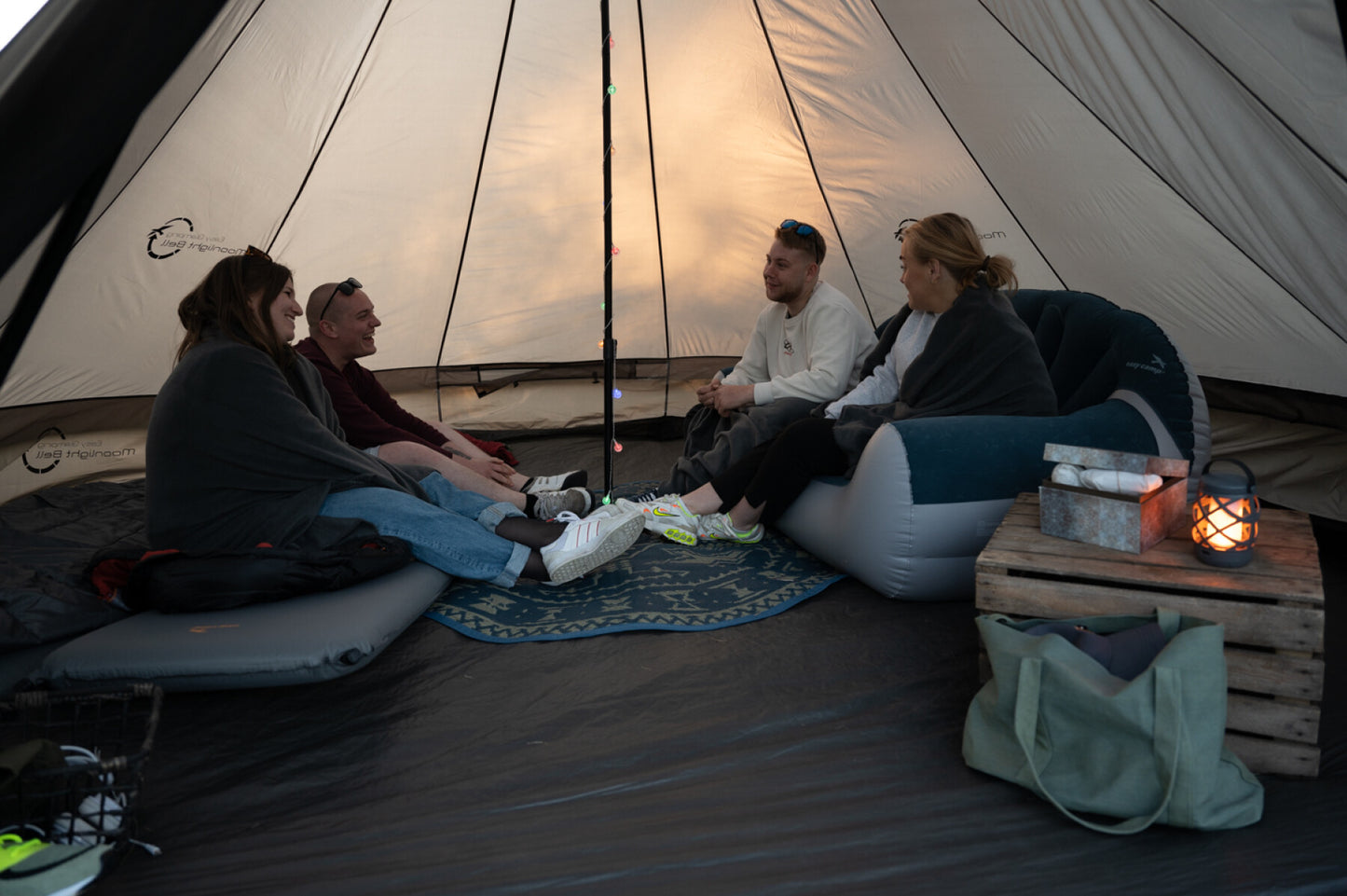 Seven-year tent Easy Camp Moonlight Bell Gray (120443)
