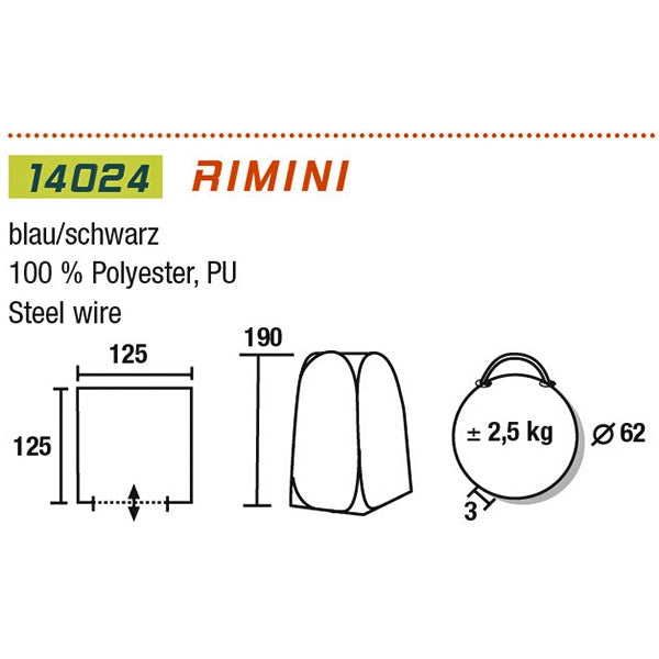 Technical bast High Peak Rimini Blue (14023)