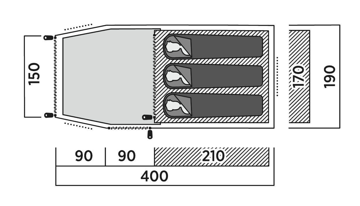 Trim tent Easy Camp Hemsedal 3 (120474)