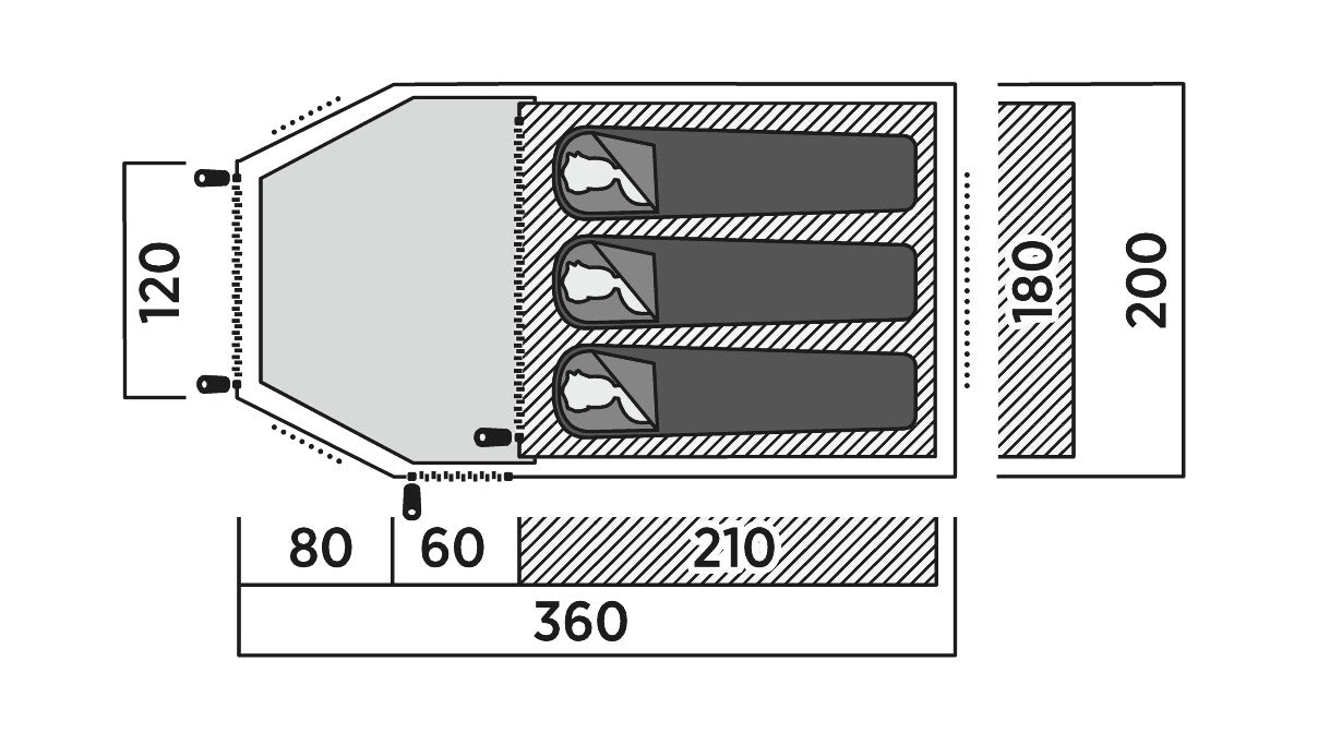 Trim tent Easy Camp Lomsdal 3 (120479)
