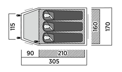 Trim tent Easy Camp Setesdal 3 (120477)