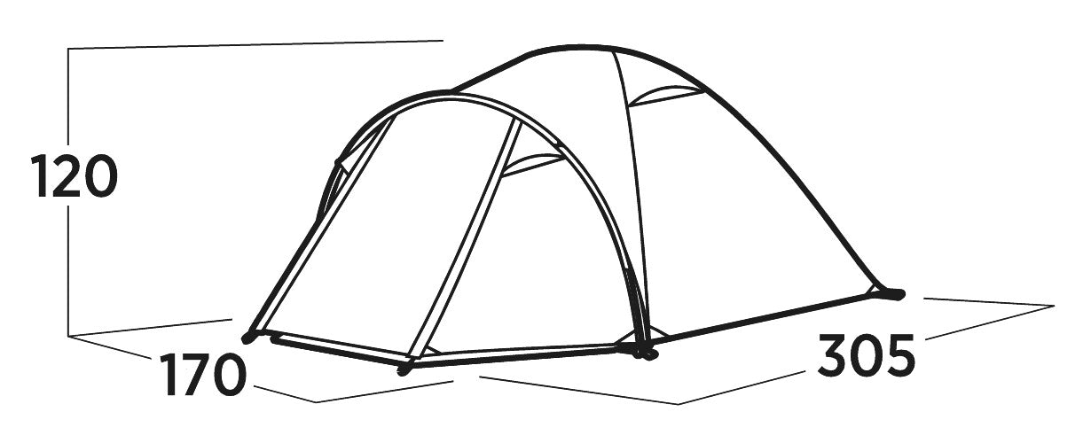 Trim tent Easy Camp Setesdal 3 (120477)
