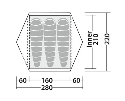 Trim mantle Robens Aster 3 Pro (130400)