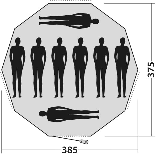 Eight-year tent Easy Camp Moonlight Tipi Gray (120381)