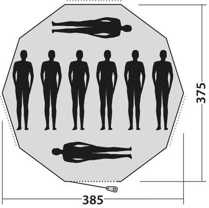 Eight-year tent Easy Camp Moonlight Tipi Gray (120381)