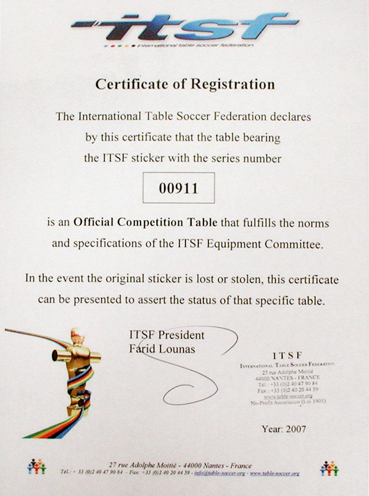 Table football Garlando Master Champion ITSF (MASTER)