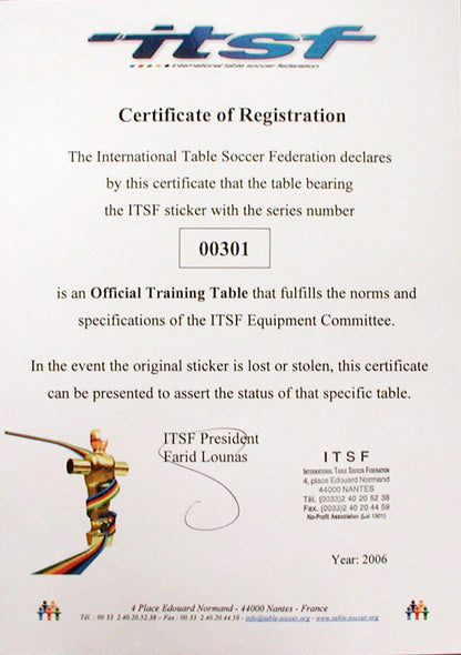 Table football Garlando Pro Champion ITSF (PRO)