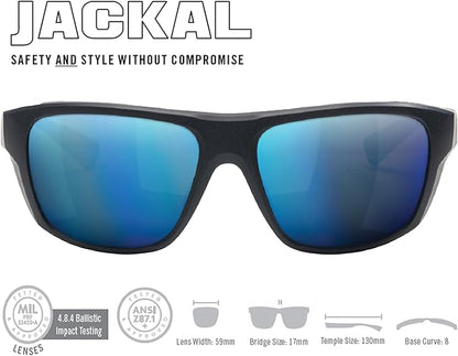 Ballistic eyepieces Vortex Jackal Blue/Smoke (EJA-BLS-BL)