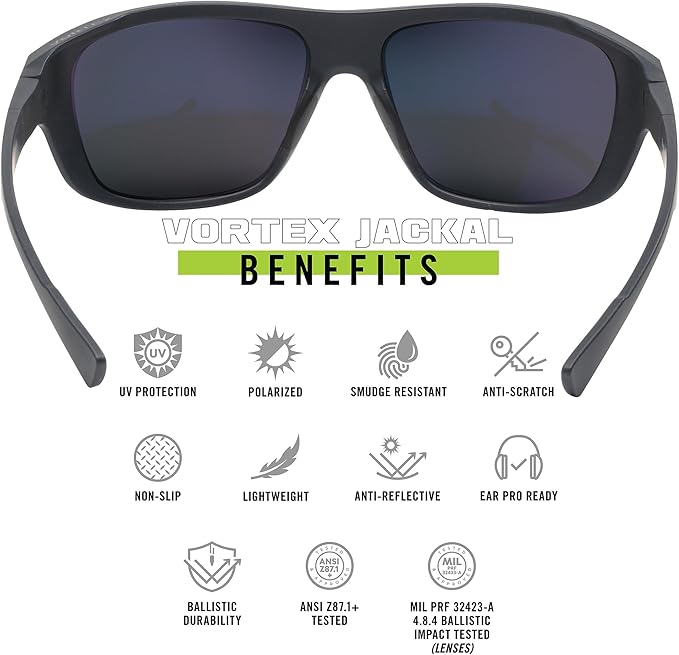 Ballistic eyepieces Vortex Jackal Blue/Smoke (EJA-BLS-BL)