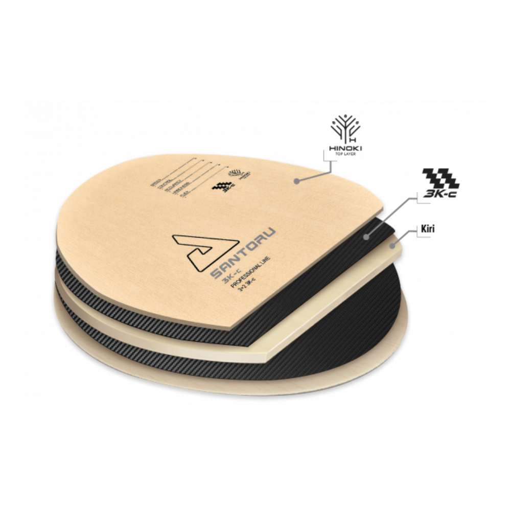 Base for racket Joola Santoru 3K-C FL (65050)