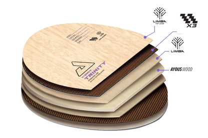 Joola Vyzaryz Trinity FL Racket Base (65010)