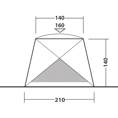 Beach Shelter Outwell Beach Shelter Compton Blue (111230)