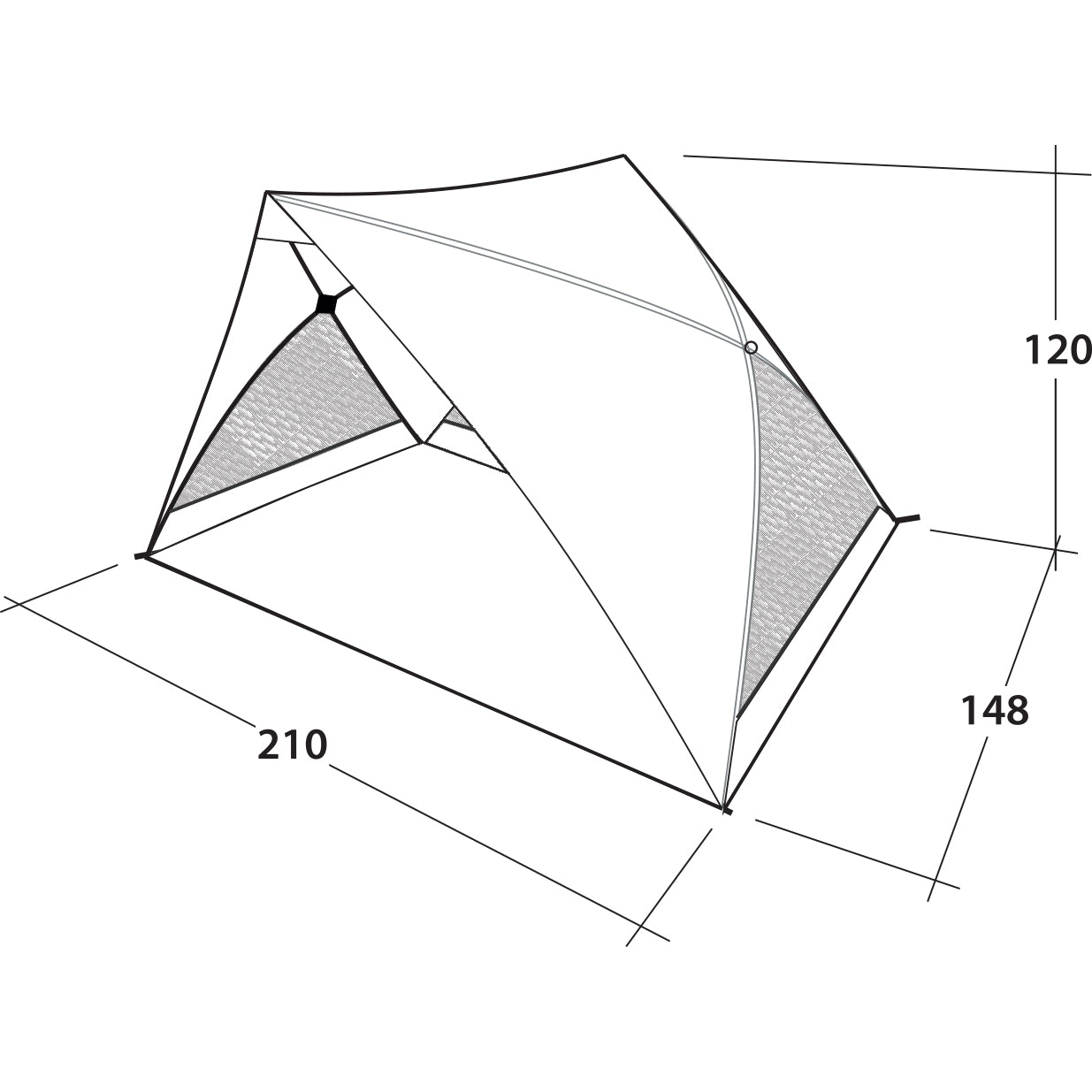 Beach Shelter Outwell Beach Shelter Formby Blue (111229)