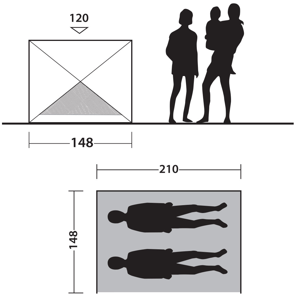 Beach Shelter Outwell Beach Shelter Formby Blue (111229)