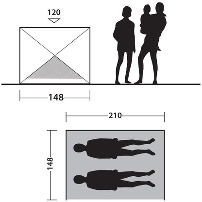 Beach Shelter Outwell Beach Shelter Formby Blue (111229)
