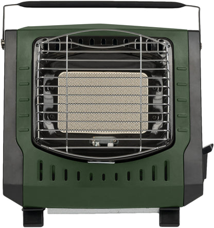 Portable gas heater Highlander Compact Gas Heater Green (GAS056-GN)
